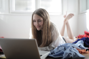 an online shopper